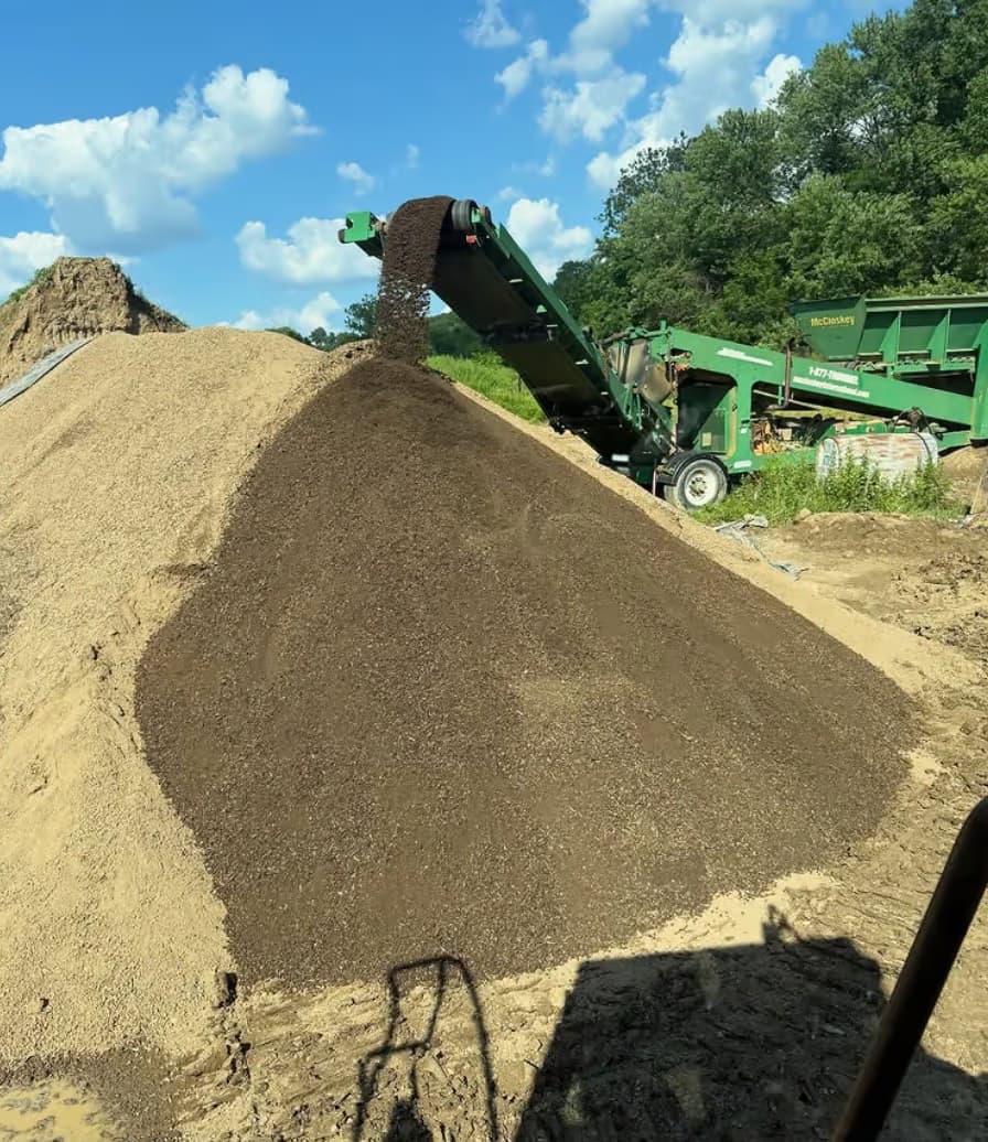 Topsoil supply yard Pittsburgh