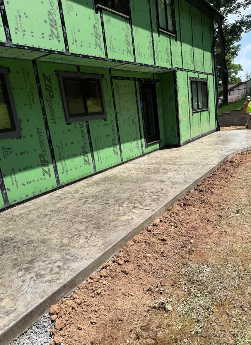 Concrete walkway restoration