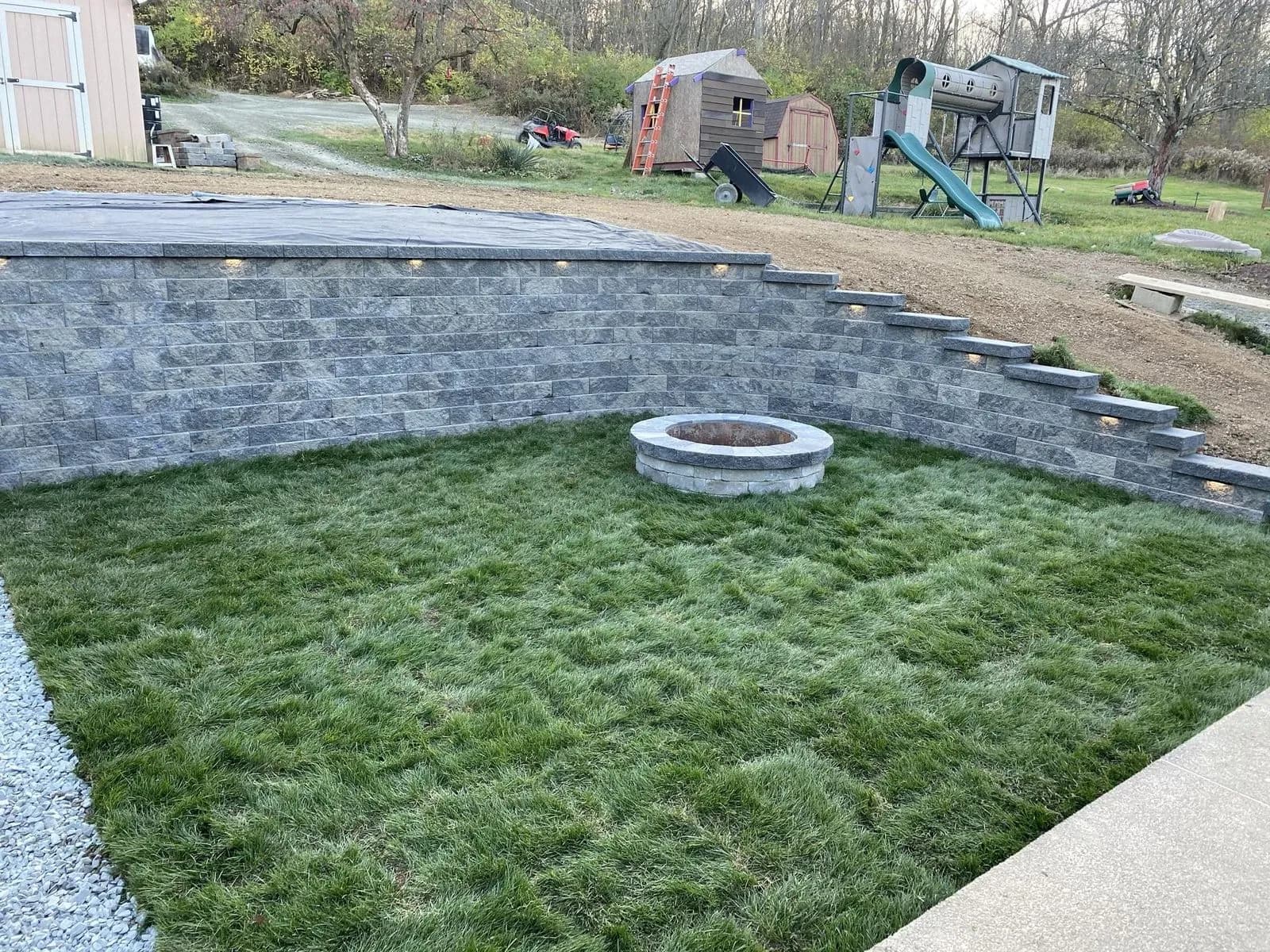 Patio on a Slope in Pittsburgh: Need a Retaining Wall?